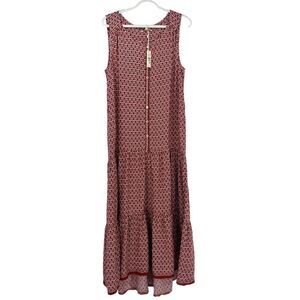 New with tags Max studio maxi sleeveless pattern cottage core dresss NEW WITH TA